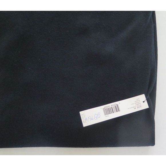 Donna Karan C9860314 Womens Sz M Black Cotton/Rayon Blend Mock Neck Sweater $135 - Picture 7 of 7